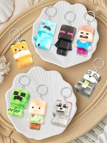 Minecraft My World Slow Recovery Squeezing Joy Keychain, Internet-Famous Stress Relief Keychain - Multicolor - View 4