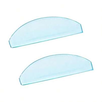 1mm Ultra Thin Flat Lash Lift Shields Korean Lash Lift Pads For Step 1 Softening Only Self Adhesive Glueless Silicone Lash Rods With Storage Case Professional And DIY Supplies Pink