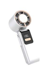 3-In-1 Portable Handheld Foldable Neck Fan With Built-In Type-C Charging Cable, Serves As Emergency Phone Charger, Convenient For Travel And Outdoor Use - Multicolor - View 18