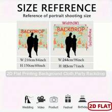 1 pieza Pancarta plana 2D de Castillo Rosa - Fondo de Castillo de Princesa con tema de cuento de hadas, perfecto para uso en estudio y decoraciones elegantes de castillo. Ideal para montajes de escena y una opción maravillosa para celebraciones de cumpleaños. - 1 PCS (1 pieza) - Ver 4