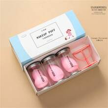 Fangze Gourd Makeup Sponge, Water-Friendly Non-Latex Foam Dry & Wet Powder Puff Makeup Tool - Multicolor - View 8