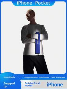 时尚针织手机套/保护套，兼容 17 Pro Max、17 Pro 及更早机型，男女通用 - 彩色 - 查看 4