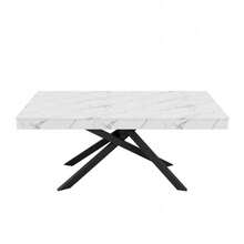 Dining Tables - White + MDF - View 8