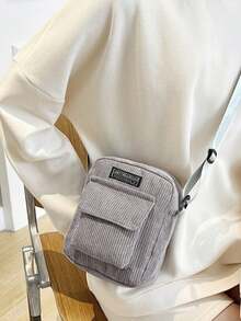 Flannel Small Backpack - Women's Bag, Lightweight, Simple And Elegant, Makeup Bag, Phone Bag, Bag For Middle-Aged And Elderly Mothers - Multicolor - View 8