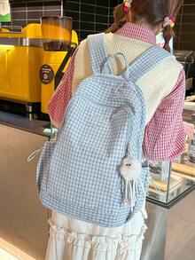 2026 New Lightweight Nylon Backpack With Large Capacity, Fashionable Design Suitable For Middle School & High School Girls - A - View 4