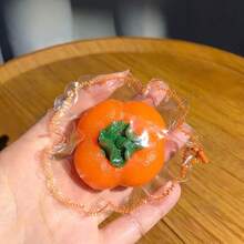 新款逼真水果毛绒挤压玩具 - 苹果、哈密瓜、榴莲，缓解压力，舒缓情绪，生日礼物、节日礼物，完美礼物 - 彩色 - 查看 8