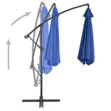 vidaXL Sonnenschirm Mit Aluminiumstange 300 Cm Blau - A - View 4