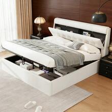 Bed Bases & Foundations - White + PU + 160cm*200cm - View 1