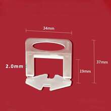 1000pcs Tile Leveling Spacer Clips Wedges Tool System 2mm Plier Flooring Lippage - 100pcs Tile Levelers - View 7