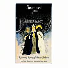 一副设计精美的塔罗牌，以连贯的冬季故事为主题，非常适合初学者和经验丰富的塔罗牌占卜师。 - 彩色 - 查看 8