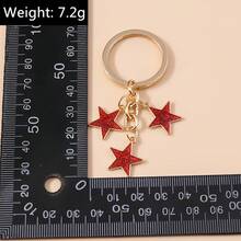 1 Cute Star Keychain, Suitable For Women's Bags, Backpacks, Car Key Decorations, Holiday Gifts, Gifts For Friends - 粉色 - 查看 4