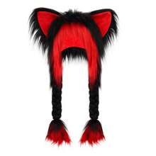 2026 New Furry Fursuit Niche Anime Cat Ear Animal Ear Otaku Culture Unisex Fluffy Y2K Headpiece Hat, Birthday Gift, Christmas Gift, Holiday Gift, Perfect Gift, Game & Anime Merchandise - Multicolor - View 8