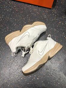 Nike Air Monarch IV 緩震透氣 輕盈復古 防水 老爹鞋 米色 男款 - 米色 - 查看 6