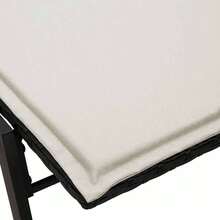 vidaXL Sonnenliege Mit Auflage Schwarz Poly-Rattan - B - View 10