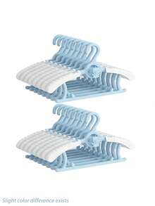 16pcs Adjustable Baby Clothes Hangers, Space-Saving Baby Clothes Drying Rack, Nursery Wardrobe Storage Organizer, Essential For Newborns - Coat Hanger - View 9