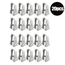 5/20 件装金属削笔器 - 单孔/双孔削笔器，大孔和小孔设计，开学季文具，廉价开学用品，入学礼物（银色） - 套裝 - 查看 14