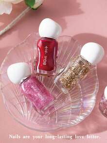 Water-Based Nail Polish - Quick-Drying, Long-Lasting Peel-Off Gel Nail Polish, Instantly Create Perfect Manicure. 40 Vibrant Summer Shades. Quick-Drying, Long-Lasting, Odorless Water-Based Formula, Easy To Remove. No-Heat Formula, Easy Application, No Residue Removal. Long-Lasting Color, Odorless Formula. - Multicolor - View 8