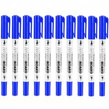 10支装双头白板笔 - 可擦写、颜色鲜艳、易于清洁，适用于白板、黑板、玻璃、汽车车窗及其他可擦写表面 - 套裝 - 查看 10