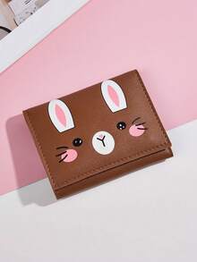 1pc Cute Children's Wallet & Card Holder, Cartoon Cat Casual Pouch, Girls' Small Coin Purse, Travel & Daily Use Wallet - Multicolor - View 14