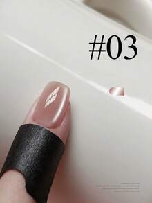 12毫升 冬春美甲 情人节冰透粉色缎面玻璃珠猫眼凝胶指甲油 2026 裸粉色玻璃珠猫眼美甲美白流行当季美甲用品 - 彩色 - 查看 19