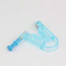 2/6/12pcs/Set Disposable Ear Piercing Gun With Embedded White Rhinestone Earrings - Self-Piercing Tool Kit - Multicolor - View 8