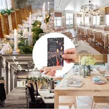 mesa de restaurante10 Piezas Porta Menús con Números de Mesa Soporte Ajustable para Tarjetas de Felicitación Localización y Menús Ideal para Bodas Restaurantes Cafeterías y Eventos - Color de madera - Ver 7