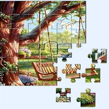 500/1000pcs For Adults Jigsaw Puzzle - Challenging Large-Scale Brain Teaser With Complex Patterns, Portable Box For Family Game Night, /Christmas/Halloween Gift For Adults & Puzzle Lovers (500 Or 1000pcs) 1000-Piece Vibrant Scenic Art Paper Puzzle For Adults – Relaxing Brain Teaser, Ultimate Stress-Buster, Luxury Holiday Gift Idea - 彩色 - 查看 5