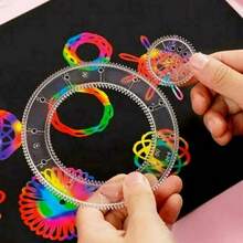 27Pcs Tin Draw Drawing Art Original Spirograph Design Set Craft Create Gift - Sets - View 4