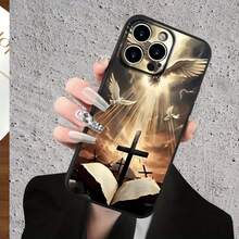 Holy Light Cross Bible  Imitating Liquid State Hone Case Suitable For Compatible With Iphone17,17AIR,16,16E,15, 14, 13, 12, 11, PRO MAX,X, XS, PLUS,Case Suitable For Compatible With Samsung Galaxy S21/22/23/24/25 EDGE/Ultra/FE+,A35,16,15,14 - Nhiều màu - Xem 3
