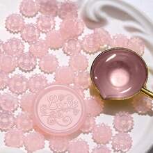100pcs Mixed Color Semi-Transparent Wax Beads, Multicolor Wax Seal Decoration For Wedding Invitations, Envelopes, Gift Boxes And Wine Packaging - 100 PCS - View 16