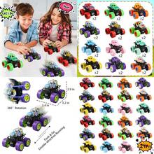 24Pcs Monster Truck Toys Mini Monster Jam Trucks For Boys Girls Friction Push Go Toy Cars Party Favors Birthday Valentines Day Gifts Classroom Prizes Christmas Goodies Stuffers Valentine's Day, Thanksgiving, Mother's Day, Father's Day - 24件混色 - 查看 1