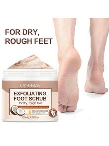 SUMIFANG Foot Scrub Exfoliating Paste, Deep Moisturizing, Removes Calluses And Dead Skin, Makes Feet Softer And Smoother. Also Helps Soften Dry, Peeling, Dehydrated And Rough Skin. The Scrubbing Texture Of The Exfoliating Paste Can Remove Dead Skin On The Feet. - Coffee - View 2