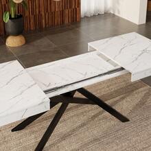 Dining Tables - White + MDF - View 6
