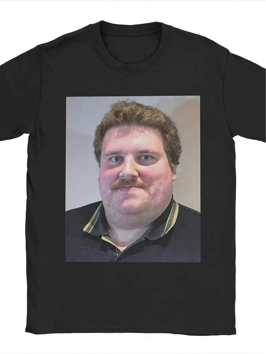 Men's Vintage Graphic T-Shirt - Heavy Round Neck T-Shirt With Bold Retro Design, Plus Size Available, Non-Stretch Fabric For Casual Wear & Theme Events - Perfect For - màu đen - Xem 1