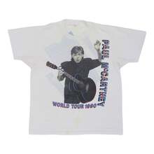 Vintage 1990 Paul Mccartney Friends Of The Earth Tour Shirt - 黑色 - 查看 1