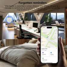 Dispositivo de rastreo GPS, dispositivo de rastreo a prueba de agua, adecuado para ancianos y niños, rastreadores de llaves, teléfonos móviles, mascotas y bicicletas, dispositivo de rastreo inteligente. - Negro - Ver 7