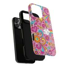 Funda Deluxe Doble Capa, Resistente, Acabado Brillante, Compatible con iPhone, Galaxy,  Diseño C120 - Multicolor - Ver 2