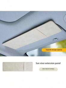 1 pieza Extensión de visera de sol para coche, anti-deslumbramiento, protección UV, ajustable con clip, se adapta a la mayoría de vehículos, accesorio interior de coche - Multicolor - Ver 13