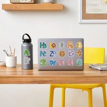 52 Pieces Animal Alphabet Stickers - Perfect For ' Learning & Craft Projects - 52PCS - View 8
