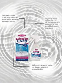 Multi-Purpose Bathroom Cleaner, Suitable For Shower, Walls, Tiles, And Removing Water Stains And Dirt - Liquid - View 7