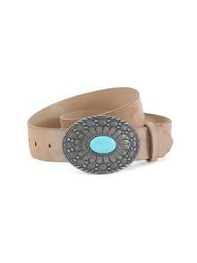 1/2/3件装半椭圆形扣环百搭时尚PU皮革女士腰带 - 腰帶 - 查看 1