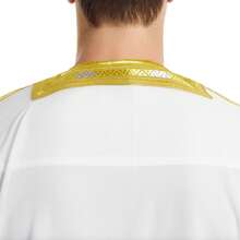 Túnica ligera y transparente de manga larga/3/4 con bordado árabe a juego para hombres y niños, adecuada para el Ramadán y el Eid - Prendas de abrigo de lujo para hombres. - Ver 6