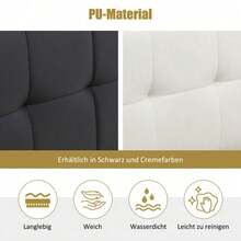 Bed Bases & Foundations - White + PU + 90cm*200cm - View 6