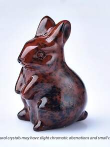 CUPIDCRYSTAL Natural Crystal Carved Rabbit, Perfect Crystal Gift, Easter Gift, Easter Bunny, Crystal And Stone, Home Decor Healing Crystal - Multicolor - View 18