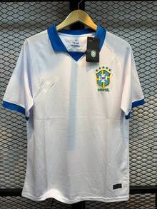 Brazil National Team 2019-2020 Fan Shirt, White. - 白色 - 查看 1