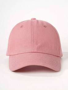 1pc Solid Color Flat Brim Baseball Cap, Adjustable Sports Hat For Outdoor Sun Protection, Casual Wear, Suitable For Spring, Autumn, Travel, Beach Resort, Men & Women, Y2K Style, Baseball Cap, Flat Brim Hat, Y2K Hat, Sun Hat, Outdoor Cap, Travel Cap, Unisex Hat, Casual Hat, Adjustable Cap, Sports Hat - Multicolor - 查看 7