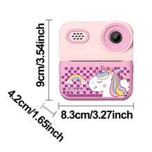 Instant Print Camera For Kids, 1500mAh Rechargeable Battery Camera Set, Children's Digital Camera, High Definition Digital Camera Portable Multi-Function Children's Photo Printer, Camera And Accessories Creative Drawing Photography Gift, Kid-Friendly Design, Suitable For Christmas, Birthday And New Year Gifts For 3-12 Years Old Boys And Girls - P03 New Model - View 5