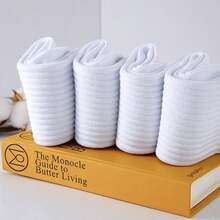 Solid Color Ribbed Ankle SocksMulti-Color Options Casual Crew Socksfor Women/Men - Multicolor - View 3