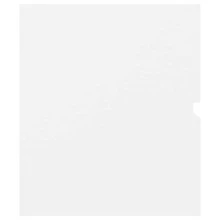 vidaXL Mobile sottolavabo con lavabo integrato, bianco, in materiale ligneo - Bianco - Visualizzare 10