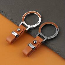 2 piezas Llavero de coche colorido, disponible en varios colores, llavero de aleación de zinc de moda, llavero de coche de alta calidad, llavero creativo y multifuncional personalizado para hombres, colgante de cintura anti-pérdida - Multicolor - Ver 7